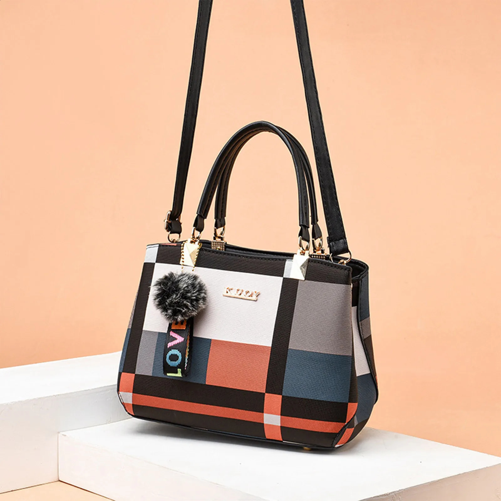 2024 Fashion Womens Bag Fashionable Womens Bag Handbag European And American One Shoulder Crossbody Bag 250407