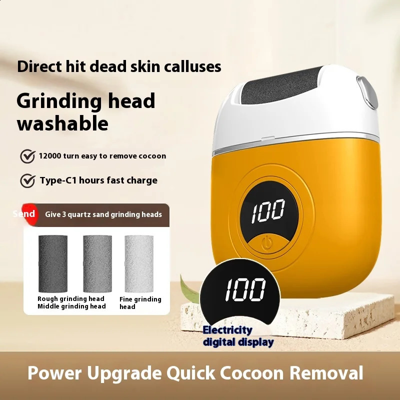 Electric Foot Grinder Foot Care Pedicure Device Callus Remove Artifact for Removing Dead Skin Machine and Calluses Foot Trimmer 250324