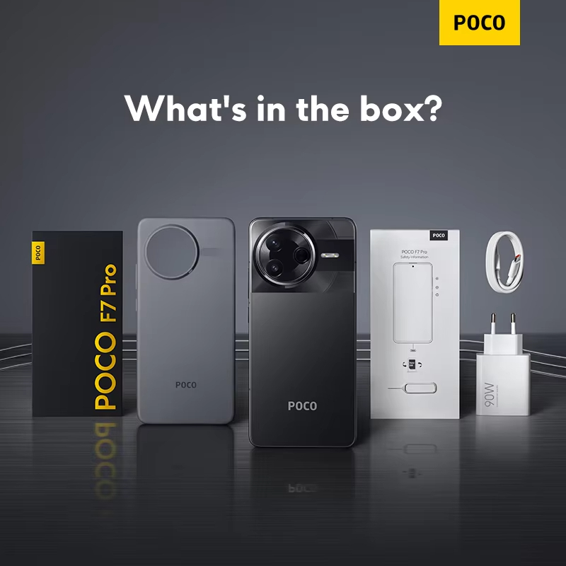 POCO F7 Pro Global Version Smartphone Snapdragon 8 Gen 3 50MP dual camera with OIS 90W HyperCharge 5G NFC