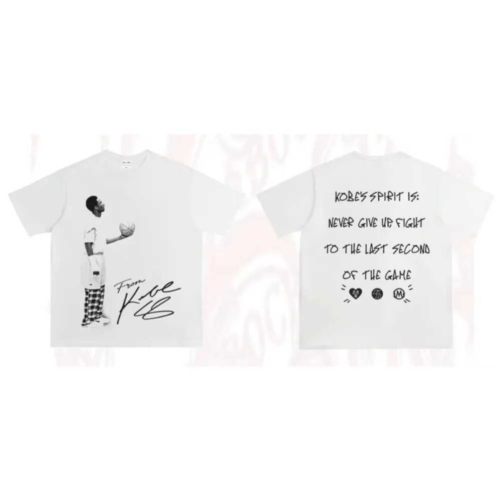Kobe is looking for American heavy cotton digital spray to make old street hip-hop basketball long sleeved T-shirtsXJ250328