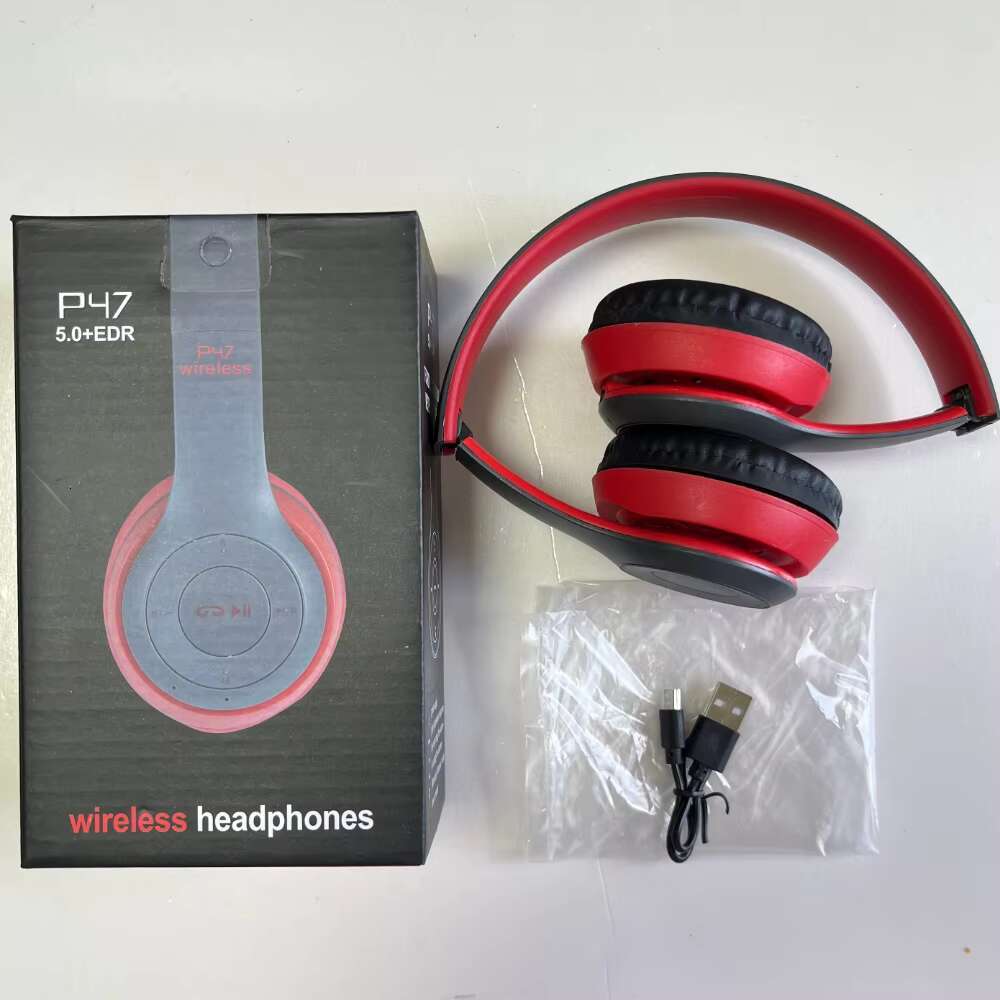 P47 USB Connectivity Wireless Digital Headphones ANC Stereo Headsets for DJ Sports Hearing Aid Aviation Compatible Mobile Phones