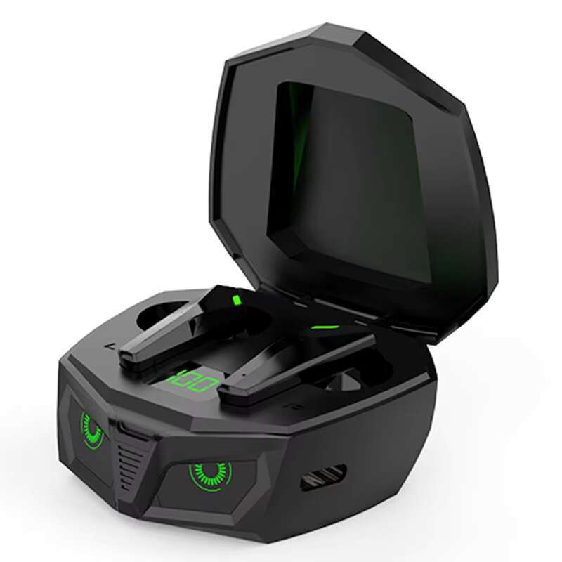 New P50 Tws Gaming Earphones BT V5.3 Cool Breathing Light Dual Mode HiFi Bass Music Headsets In-ear Wireless Earbuds