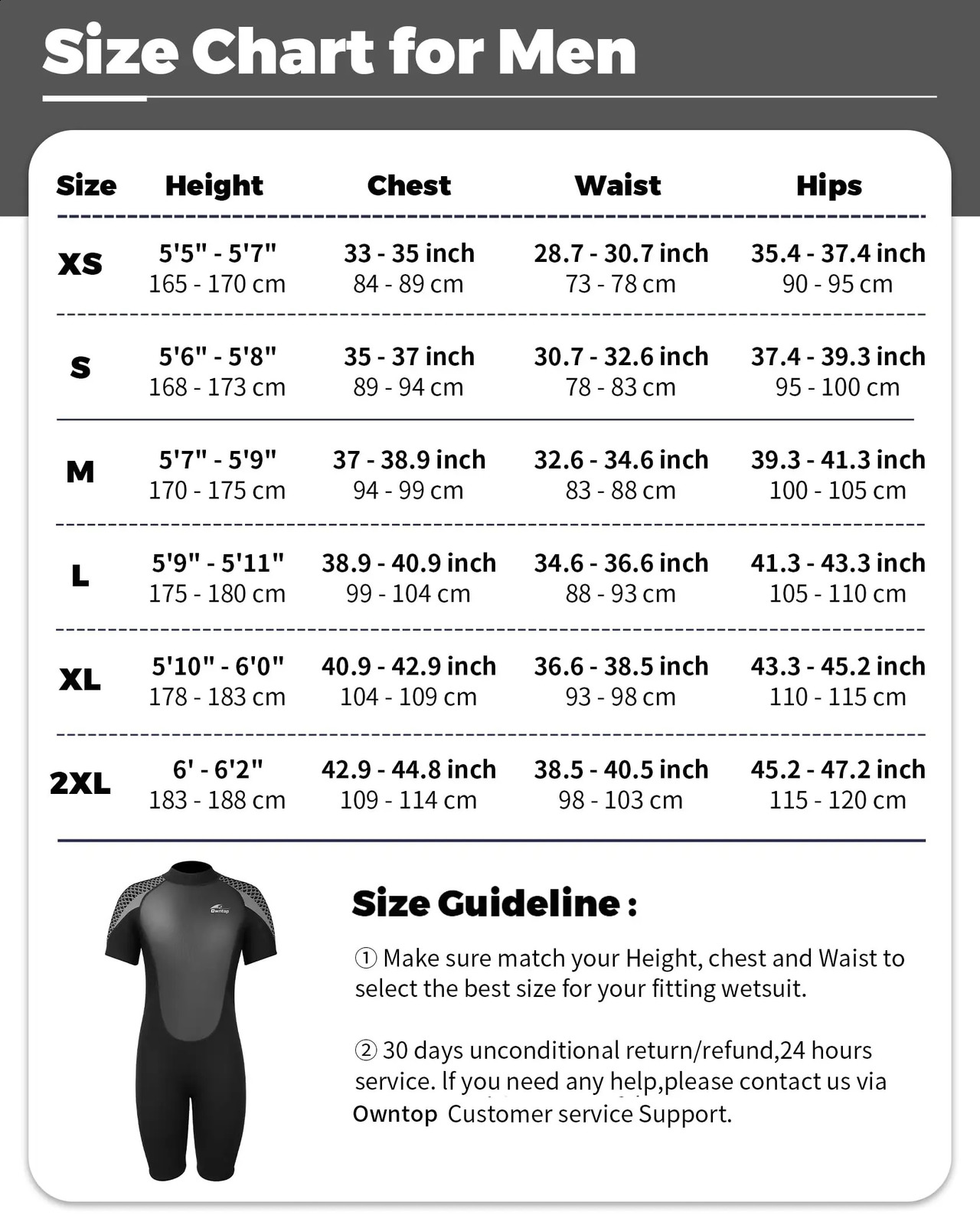 Shorty Wetsuit for Men m Wetsuit for Diving Surfing Swimming and Water Sports Mens Neoprene Spearfishing Wetsuit 250324