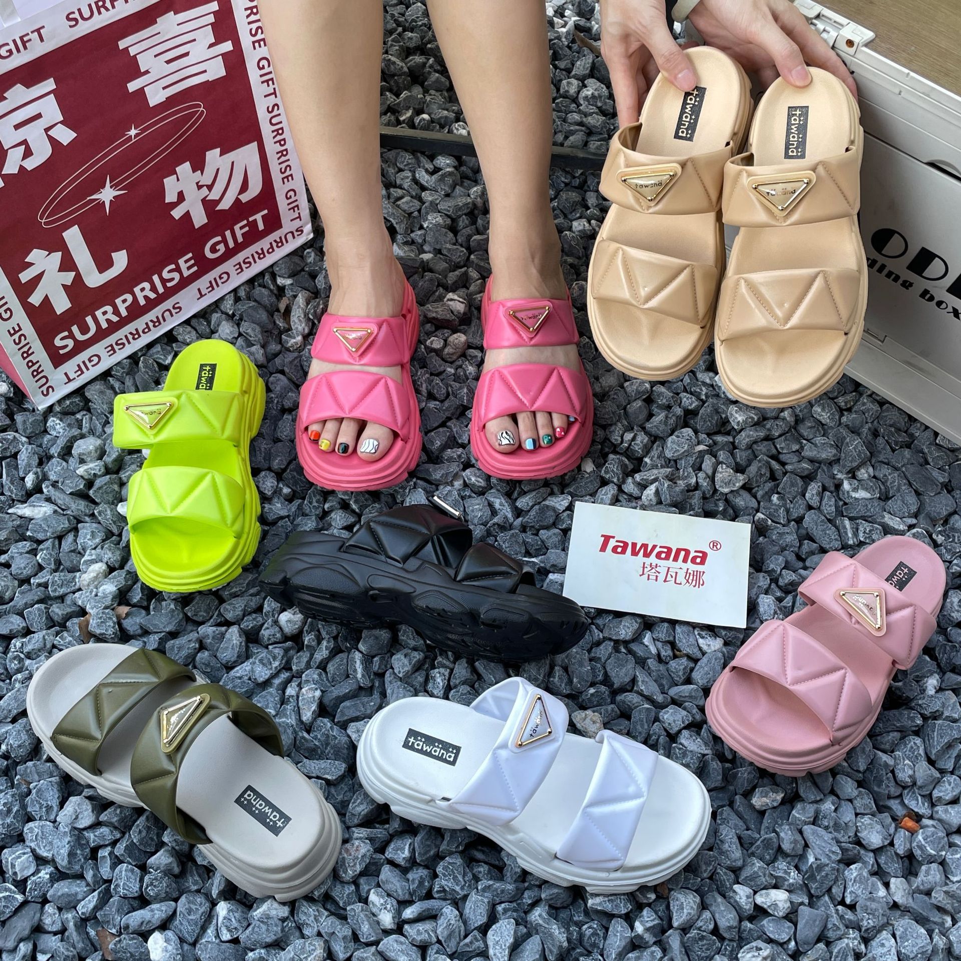 free shipping designer sandals slippers slides women womens black pink rose khaki green white indoor outdoor casual shoe trainers sneakers 2025