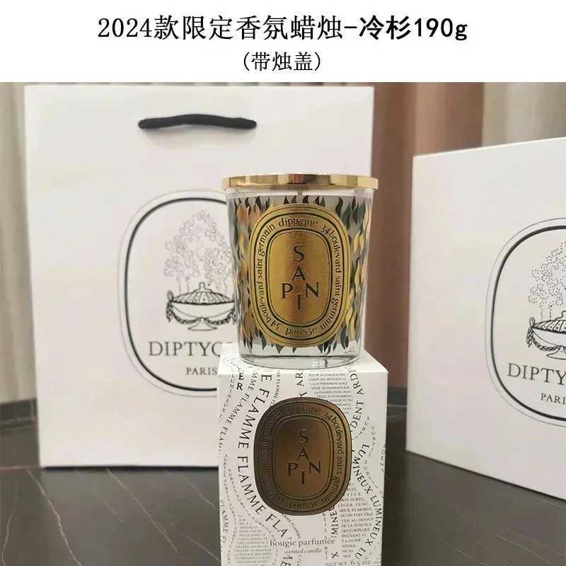 Diptyques Romantic Candle Transparent Fragrance Candle Lamp Gift High Quality Aromatherapy perfume Home Decoration Y250327