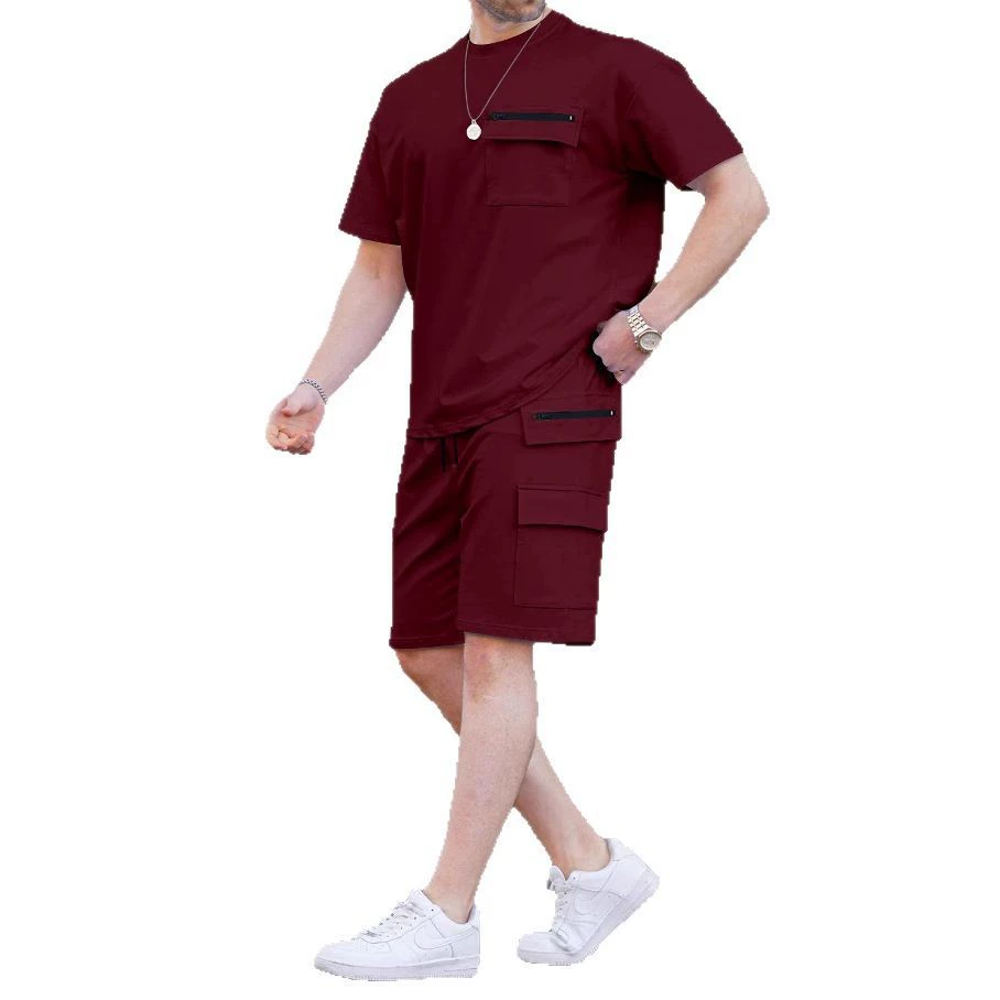 Summer Designer Mens Tracksuit Sets Breathable soft Sports Suit luxury Short Sleeve Men t shirt casual shorts two piece sets Fitness set for man
