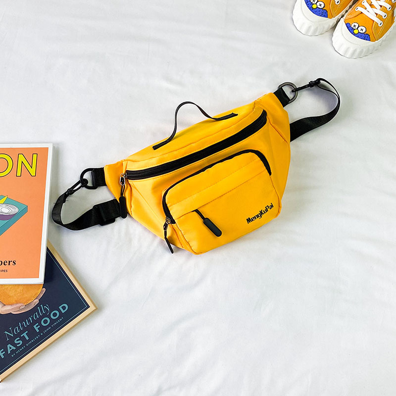 Children's crossbody bag new simple chest bag large capacity all casual Korean version of pocket bag