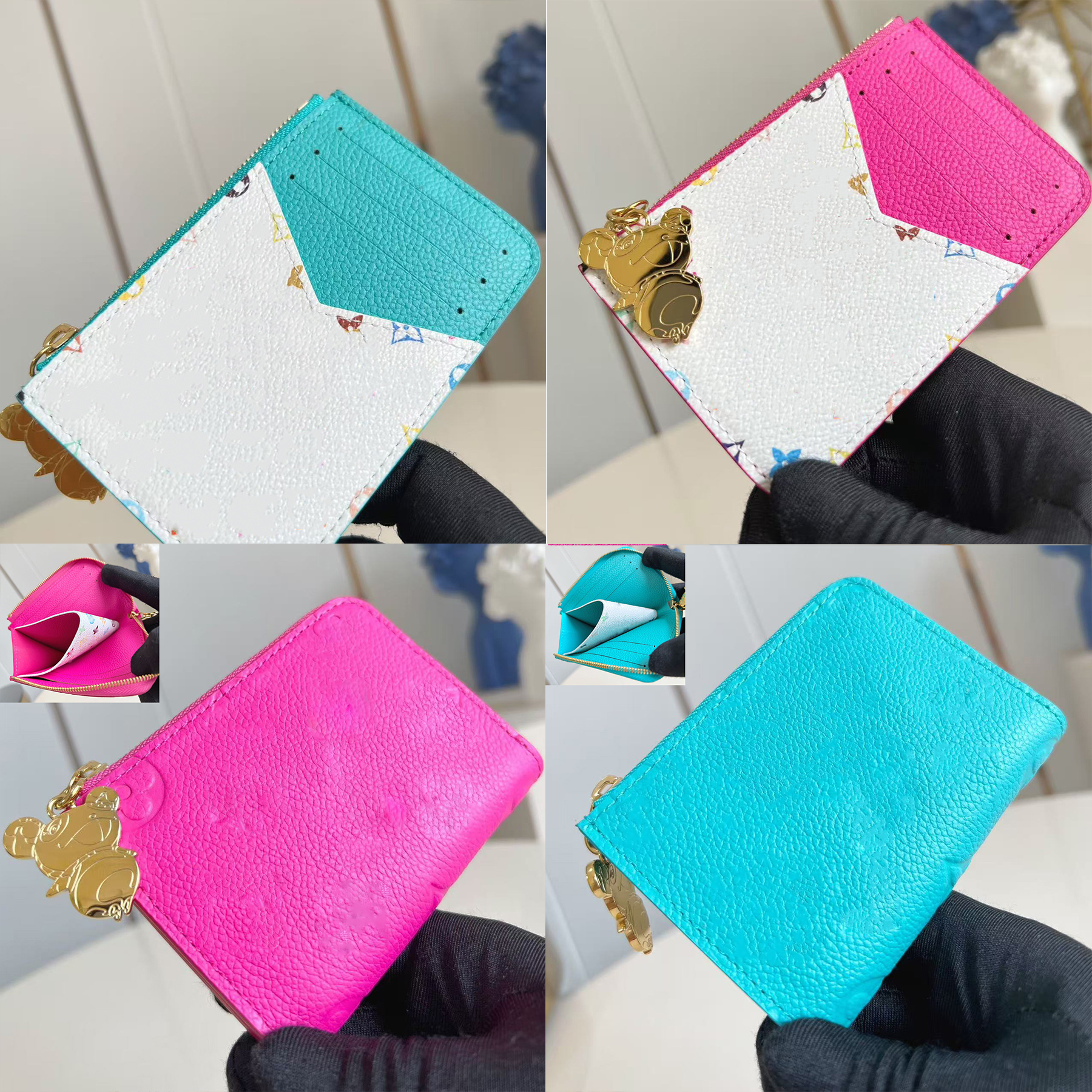 designer wallet women takashi mini zippy organizer wallet credit card holder coin purse key pouch purse murakami clutch rosalie coin purse passport holder