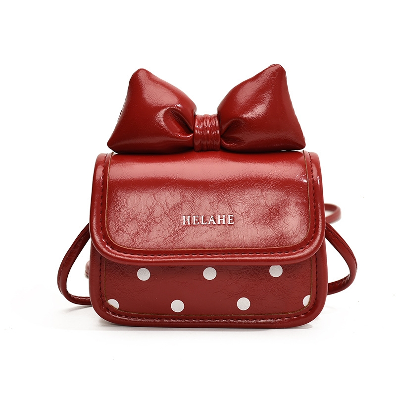 Children's bag spring new bow mini square bag parent-child design