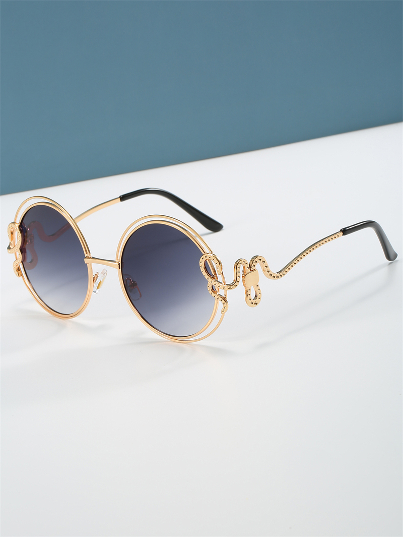 Trainers hot free shipping 3 designer Sunglasses for woman Anti-UV vintage Round blue pink Serpentine Adumbral