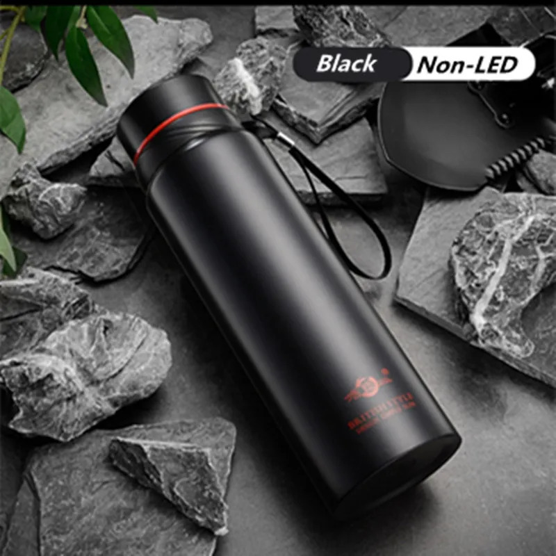 420-1500ml Large Capacity Vacuum LED Smart Temperature Digital Display Thermal Flask Thermos for Tea Water Bottle Keep Cold/Warm 250328bj W260226