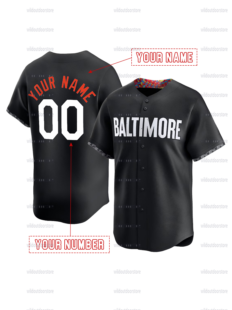 Custom 35 Adley Rutschman Baseball Jersey Gunnar Henderson Jackson Holliday Westburg Cedric Mullins Felix Bautista Cal Ripken Jr Any Name Number Mens 