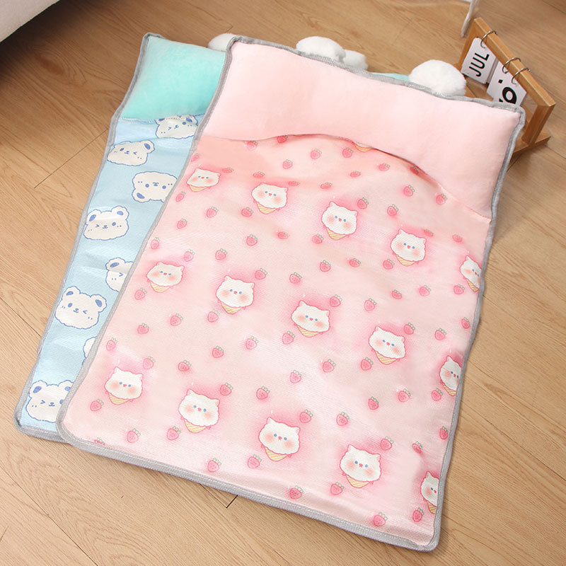 Cat House Summer Ice Silk Mat Dog House Pet Supplies Teddy Small Medium-sized Dog Bed