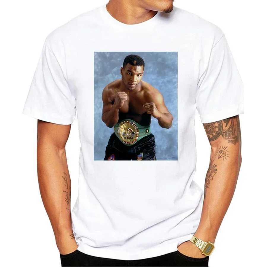 Mike Tyson Mens Summer T-shirt Boxing Retro Boxing T-shirt Funny Retro Summer T-shirt Gift Mens Clothing Ropa HombreXJ250328