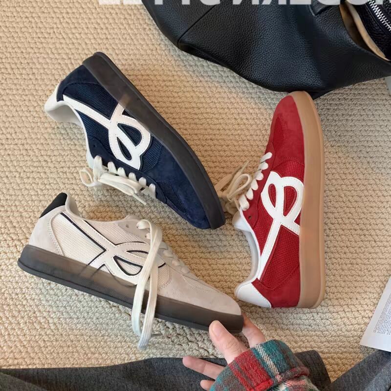 Free shipping designer shoes women casual shoe red blue white nonslip comfortable breathable outdoor casual trainers sneakers 2025