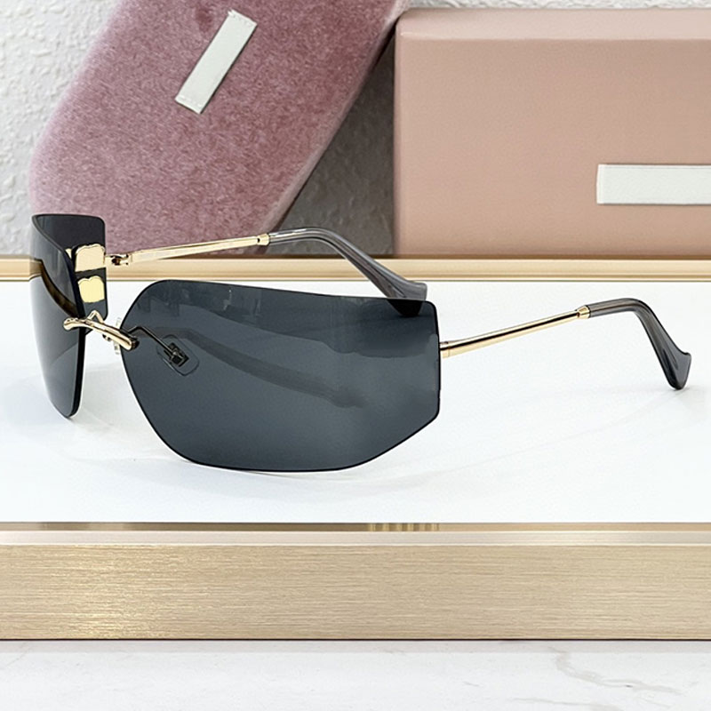 24 Season Fashion Party Female Designer Sunglasses Womens Metal Runway Eyewear Mauve Lenses with Original Box