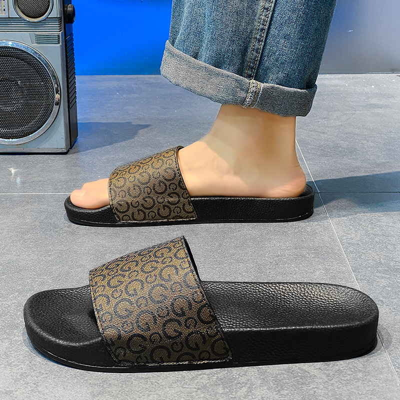 Stylish New men Wholesale 2025 Summer Unisex Flip ps Classic Brown Grey Slippers NEW Plus Sizes 39-47 Free Shipping Outdoor beach slippers
