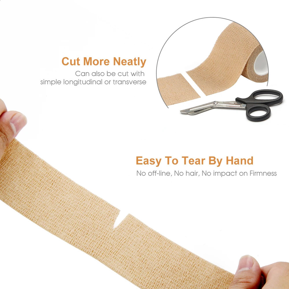 24 pieces of elastic bandages sports tape elastic bandages sports tape sports recovery bundling gym waterproof muscle relieving fingers and ankles 250