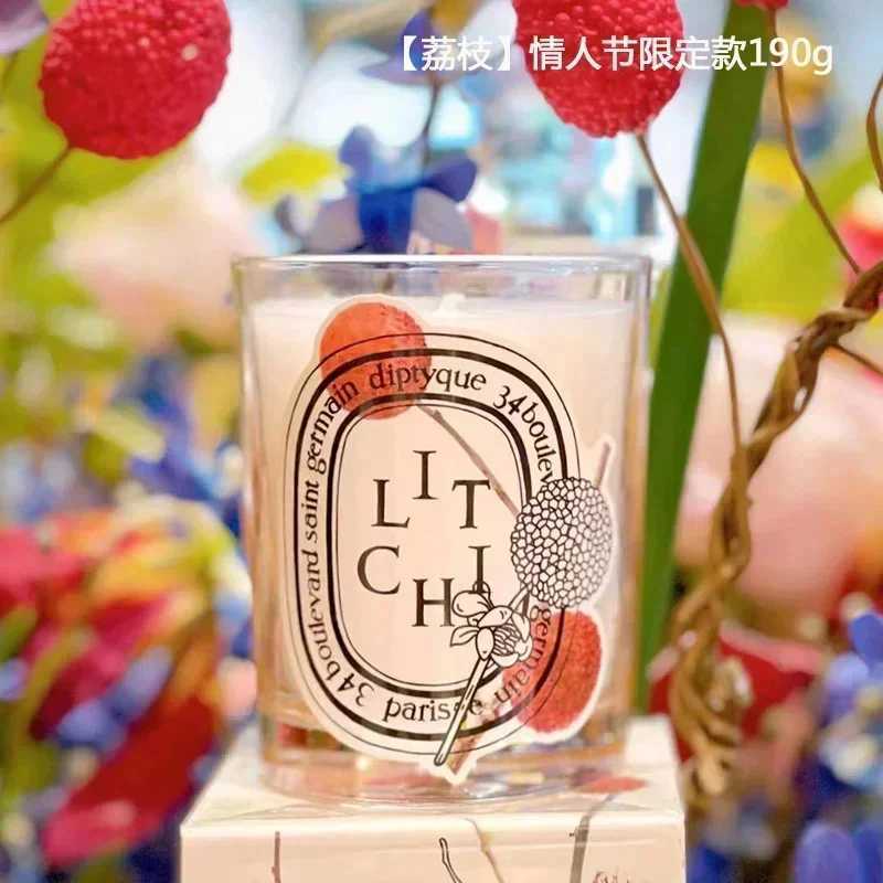 Diptyques Romantic Candle Transparent Fragrance Candle Lamp Gift High Quality Aromatherapy perfume Home Decoration Y250327