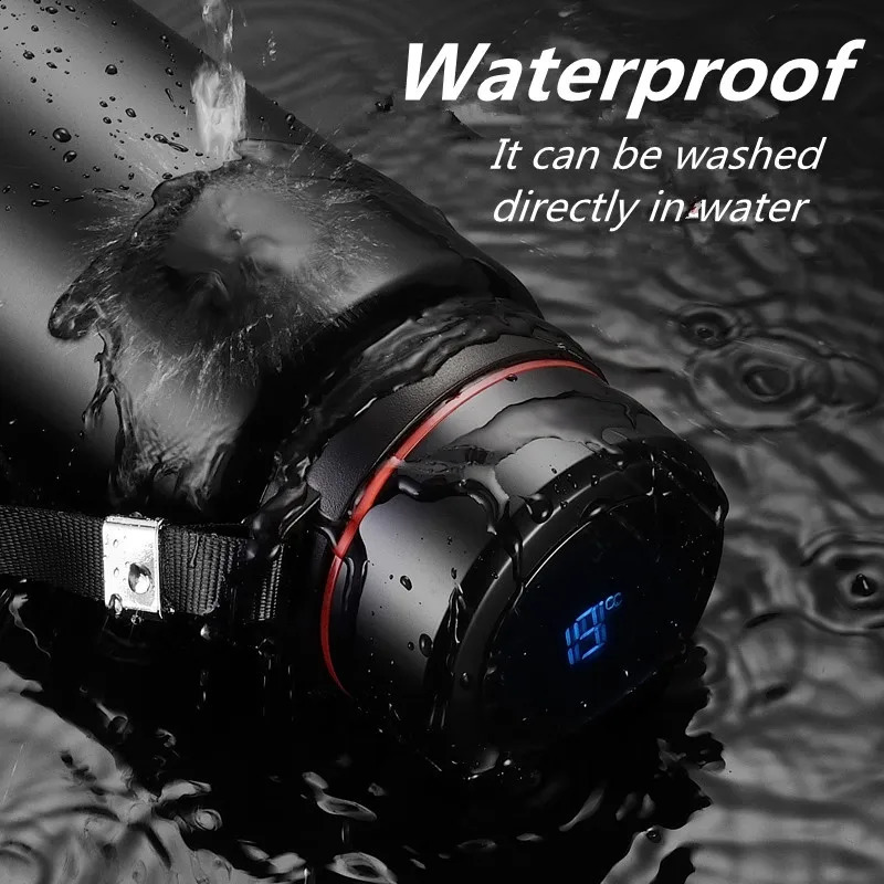 420-1500ml Large Capacity Vacuum LED Smart Temperature Digital Display Thermal Flask Thermos for Tea Water Bottle Keep Cold/Warm 250328bj W260226