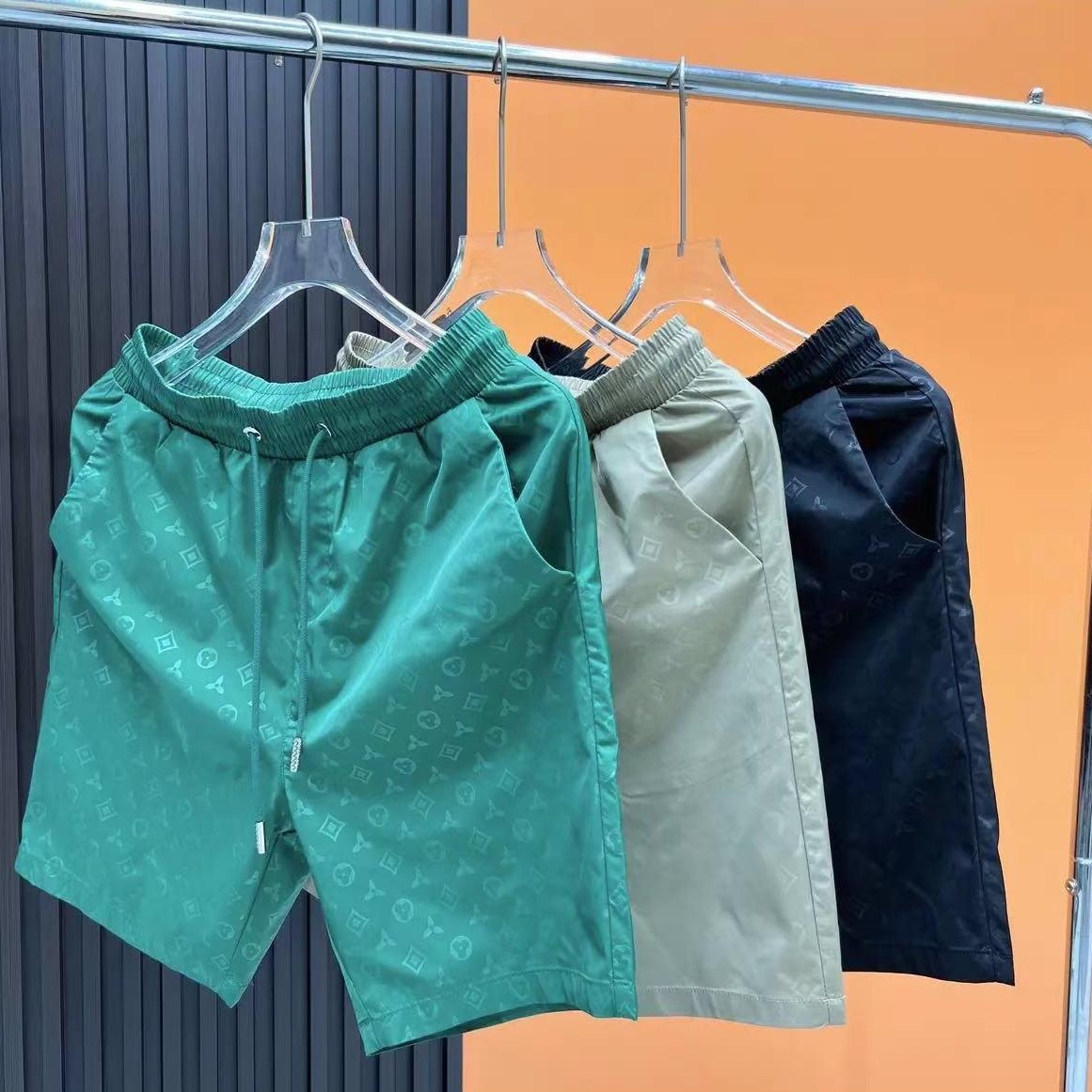 Designer shorts Five points Casual men's summer loose fashion pants Thin simple all-in-one beach shorts plus size