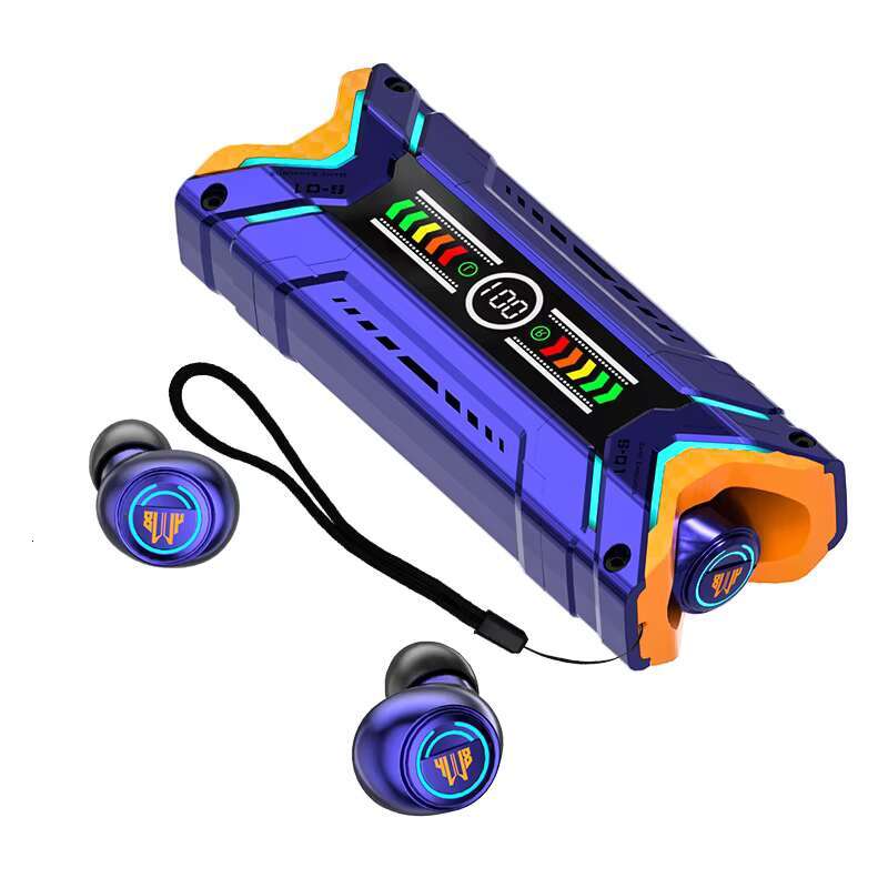 M48 Cool Led Lights Gaming TWS Wireless Headset Low Latency Hi-fi Stereo 1200Mah Power Supply