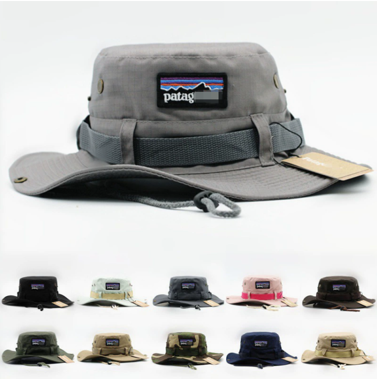 Vintage Outdoor Sun Hat for Men & Women Wide Brim UV Protection Cowboy Style Bucket Hat Fishing Hiking Travel Beach Sun Protection Accessories Hiking Hat