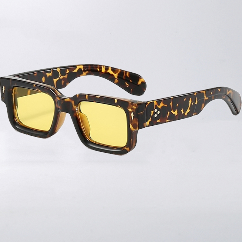 Oversized Square Glasses Retro Steampunk Sunglasses with Side Shields, Extra Large Gothic Goggles ddmymarket