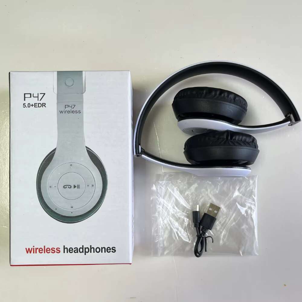 P47 USB Connectivity Wireless Digital Headphones ANC Stereo Headsets for DJ Sports Hearing Aid Aviation Compatible Mobile Phones