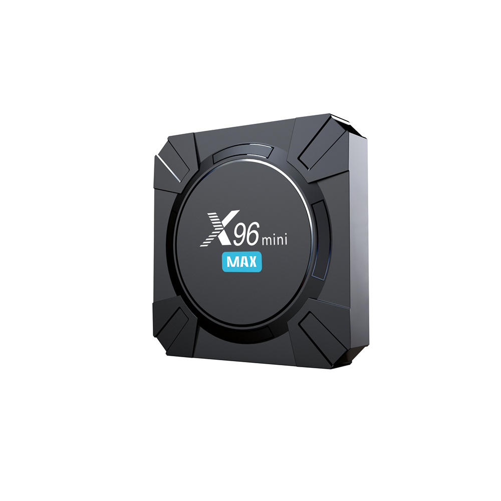 Ship From France X96 MINI MAX Android 14 TV Box Smart Voice Remote 3D 2.4G&5G WIFI Quad Core Set Top Box H313 4K Better than G96 H96 MAX H313 X96Q T95