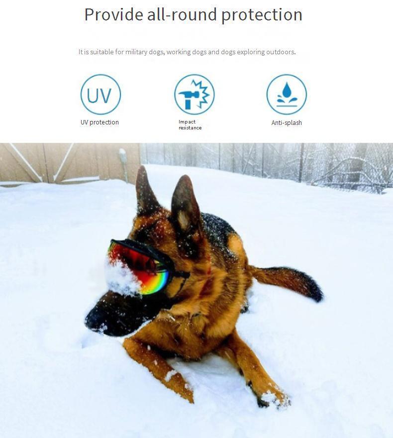 Pet Protective Glasses Original Appearance Design Outdoor Sports M Size/large Dog Sunglasses Anti Uv Windproof And Waterproof Goggles
