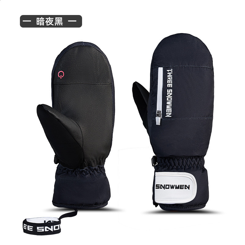 LDSKI Ski Gloves Women Men Touch Screen Breathable Waterproof Thermal Fleece Winter Warm Snow Mittens Snowboard Accessories 241105