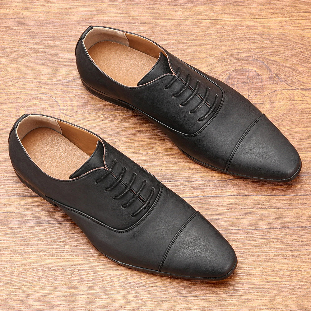 Comfortable Formal Mens Shoes Fashionable Oxford Gentlemens Social 250421