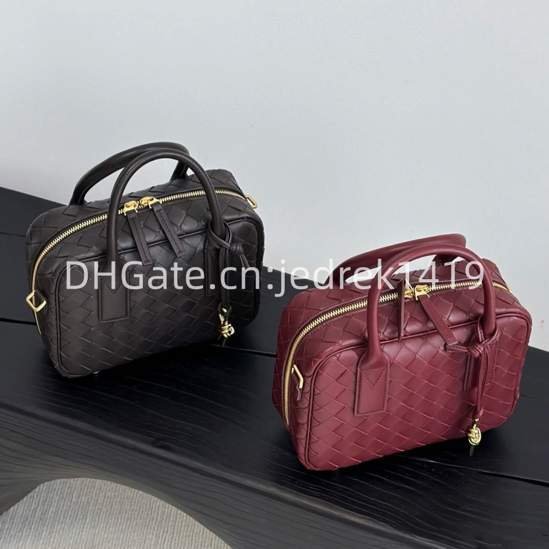 Getaway shoulder bag designer bag 10A quality top sheepskin crossbody bags Intrecciato weaving square box bag fashion samll briefcase high capacity camera bag