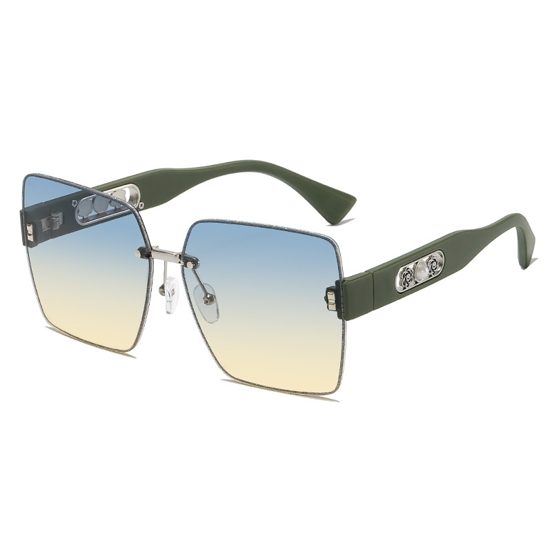 free shipping designer Sunglasses for woman and men Anti-UV outdoor vintage Rimless Adumbral