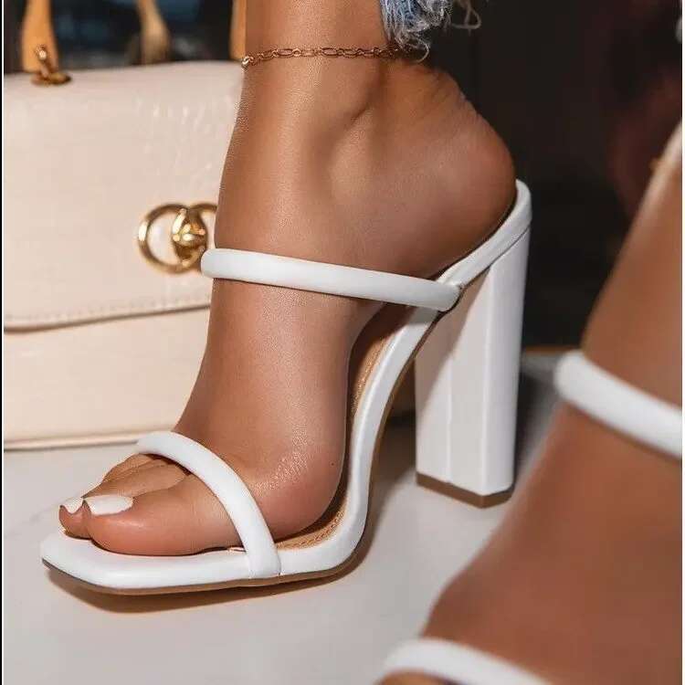 2022 New Women's Shoes Thick Platform High Heels Rubber Outsole Comfortable Breathable Sandals For Outdoor Wear