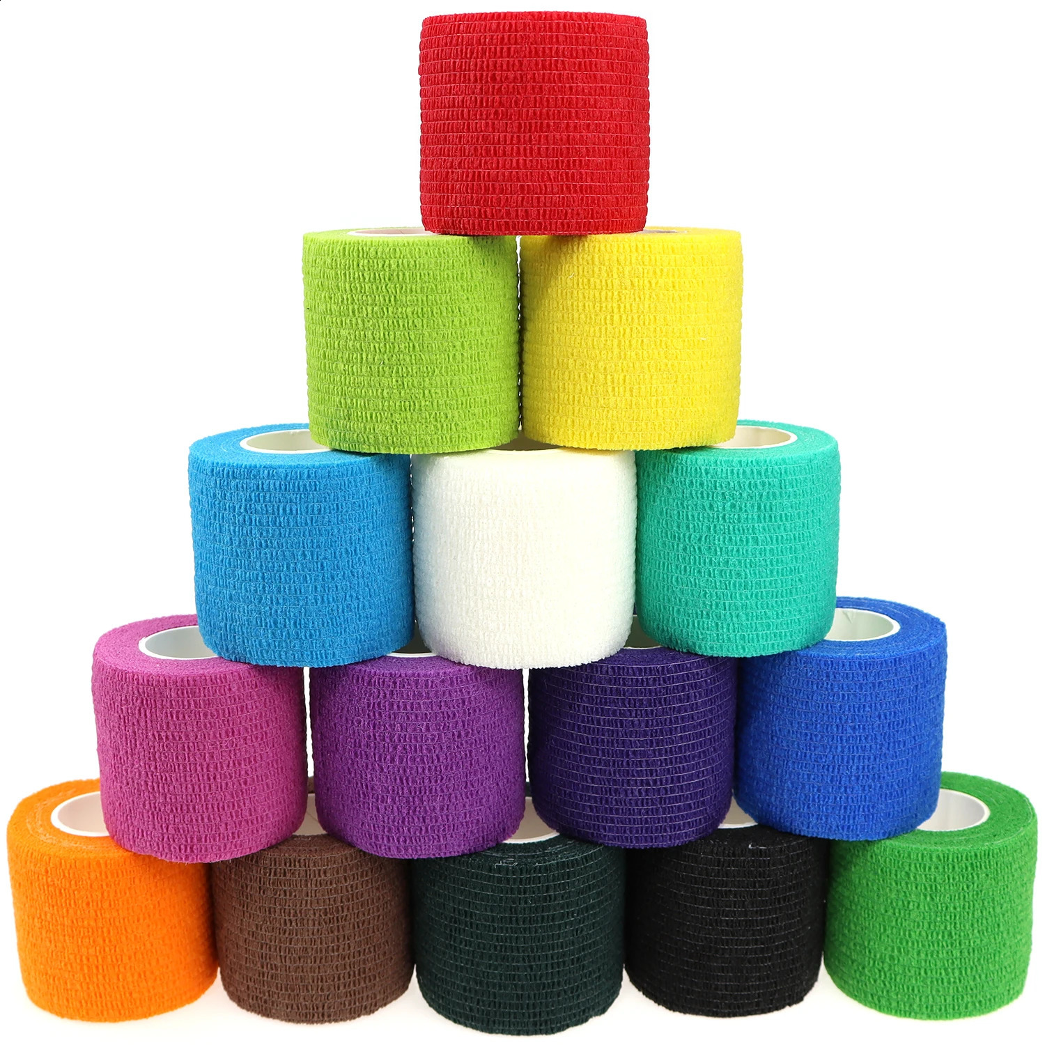 24 pieces of elastic bandages sports tape elastic bandages sports tape sports recovery bundling gym waterproof muscle relieving fingers and ankles 250