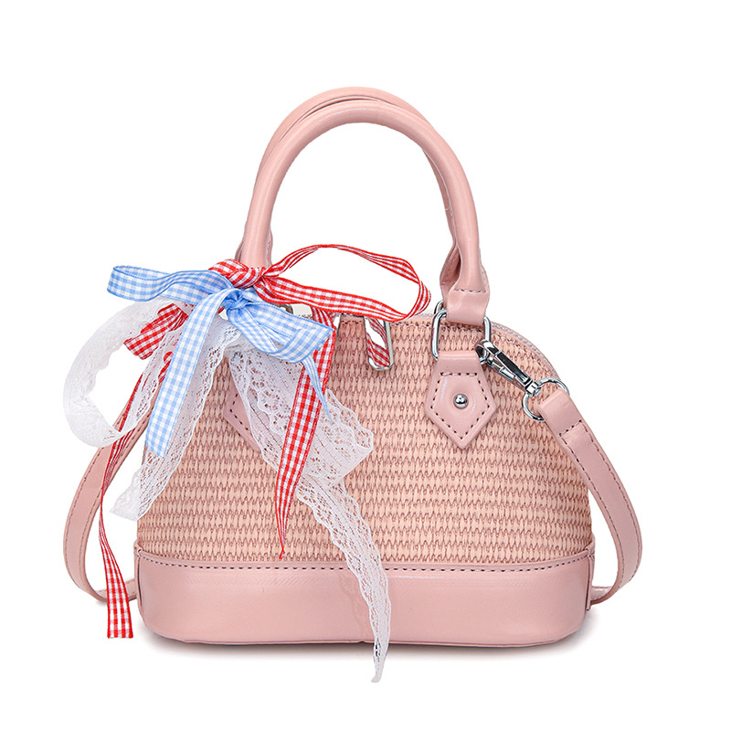 2025 New Women's Small Handbag Designer Fashion Knitted Pattern Contrastive Color Trendy Shoulder Bag Niche Crossbody Bag