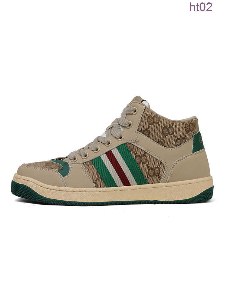 6777 2025 Brand sneakers High top leather letter printed high-end gold White sneakers Fashion casual shoes Sports running basketball shoes Men's 