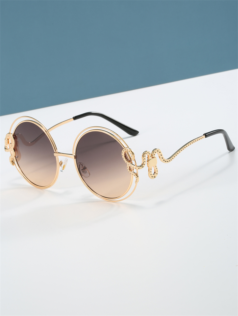 Trainers hot free shipping 3 designer Sunglasses for woman Anti-UV vintage Round blue pink Serpentine Adumbral