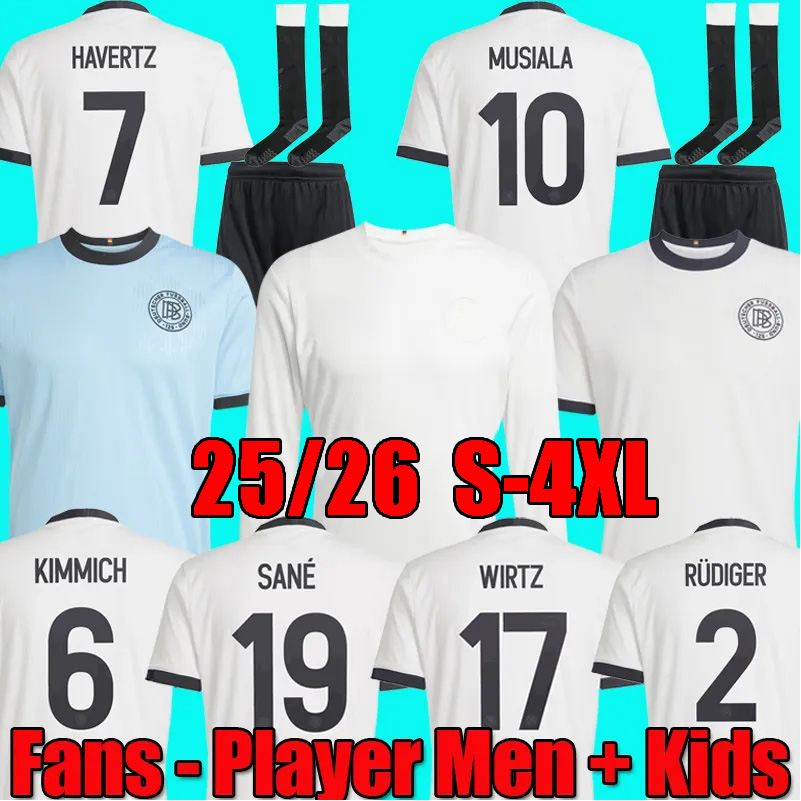 25 26 125th Germany 2025 125 Year Anniversary soccer jerseys Kit Women Euro football shirts HAVERTZ KROOS MULLER Men kids kits Limited Edition Deutschland Trikot