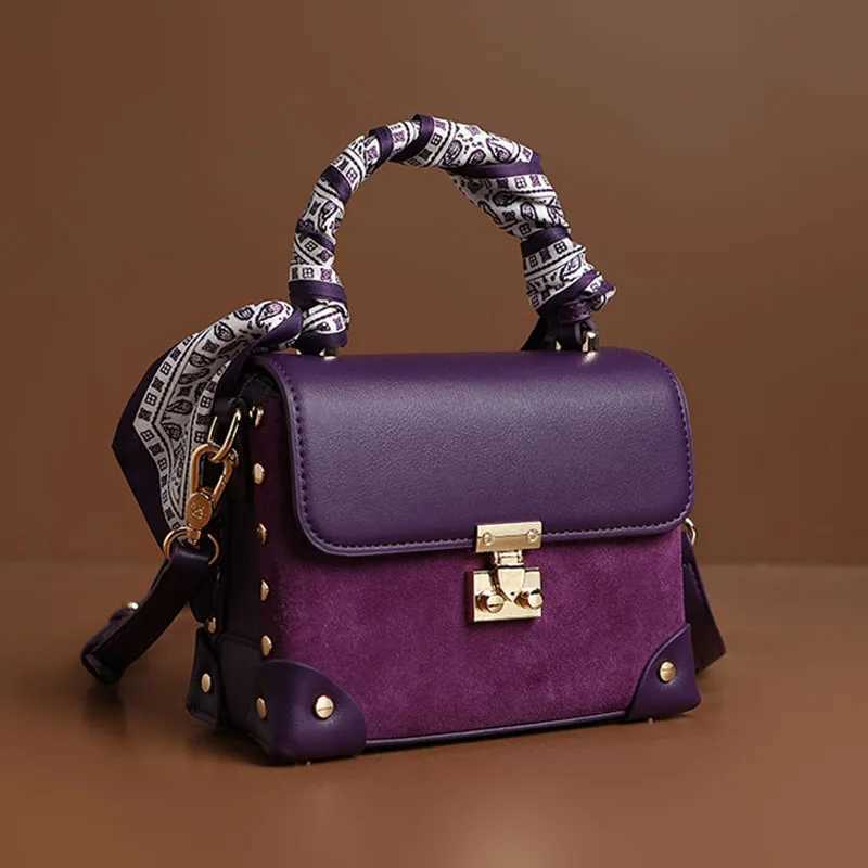 Top Quality Brand High Quality New Style Free Delivery Designer Bag Womens Genuine Leather 2024 New Fashionable And Retro Small Square Handbag Hand-he