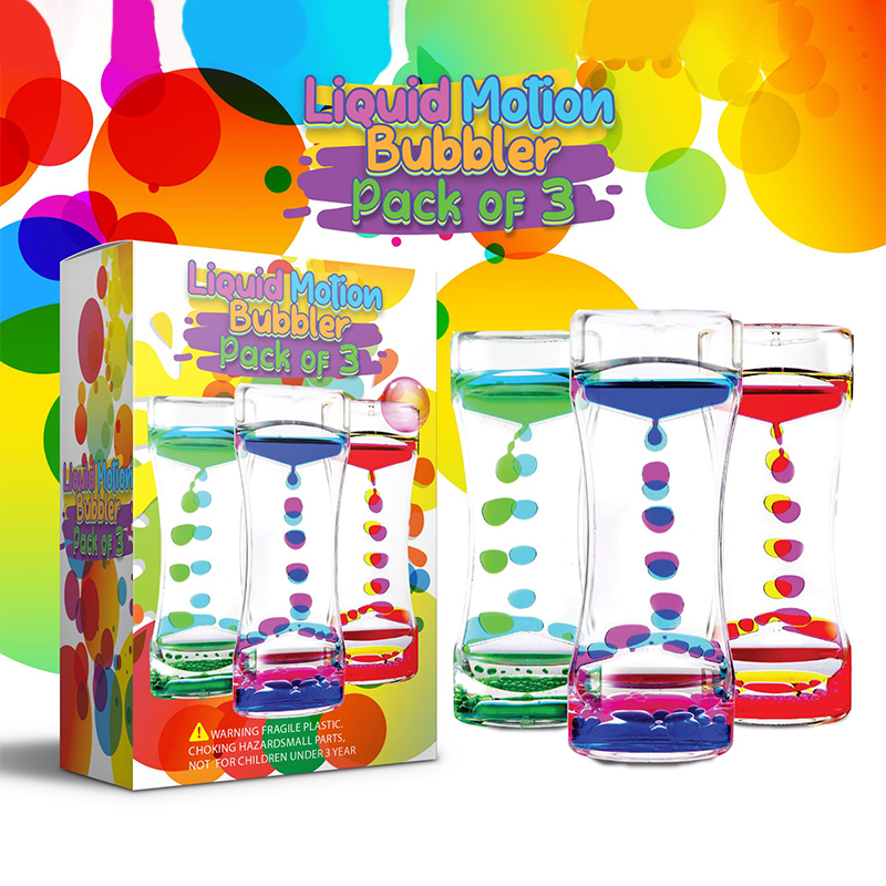 Calming Toys for Kids and Adults - Liquid Hourglass for - Handheld Oil Timer - Sensory Toys If you need mixed styles, please contact customer service