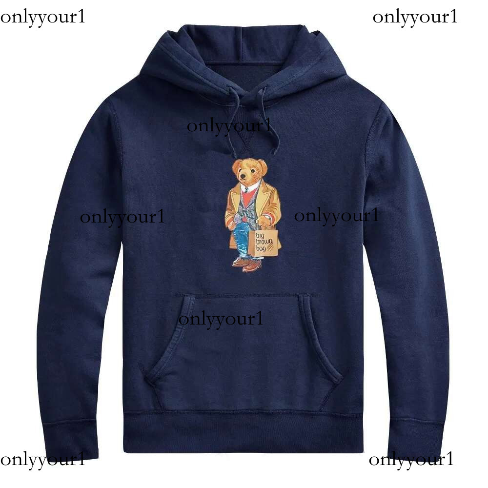 2025 Designer Men Polo Zipper Hoody Hooded Ralf Laure Hoodies Mens Women High Quality Streetwear Velvet Hoodie Pullover Sweatshirts Loose Jumper Tops Clothing 78f