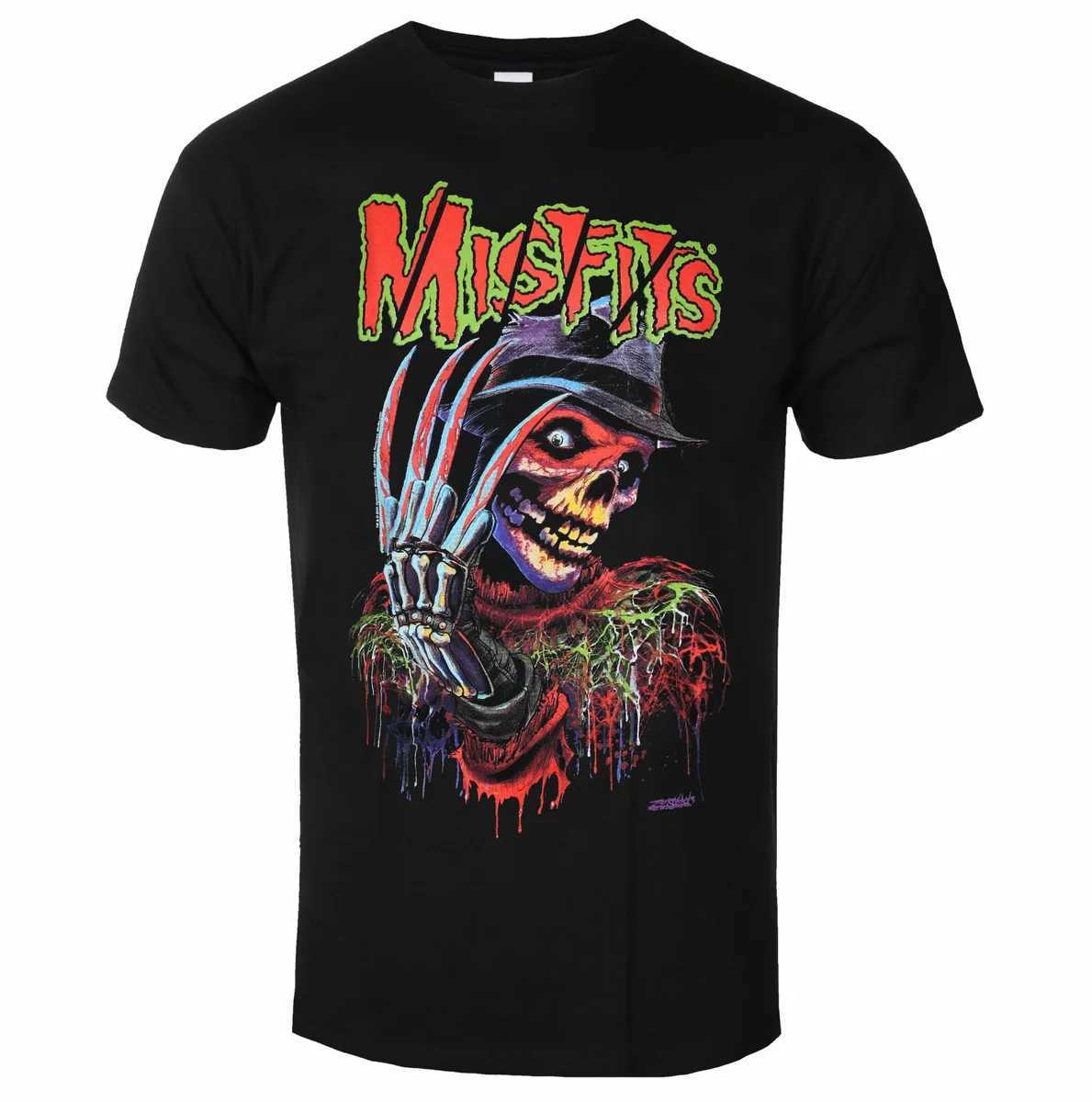 MISFITS Band Graphic Cotton T-shirt unisex mens summer short sleeved fashion brand T-shirt luxury casual retro topXJ250328