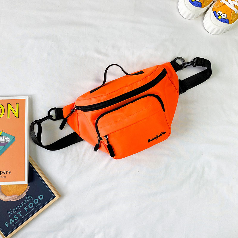 Children's crossbody bag new simple chest bag large capacity all casual Korean version of pocket bag