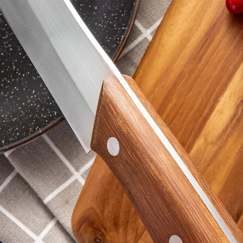 7 Cleaver Knife Stainless Steel Meat Fish Fruit Vegetables Chopping Slicing Kitchen Chef Knife Butcher Knife 250327