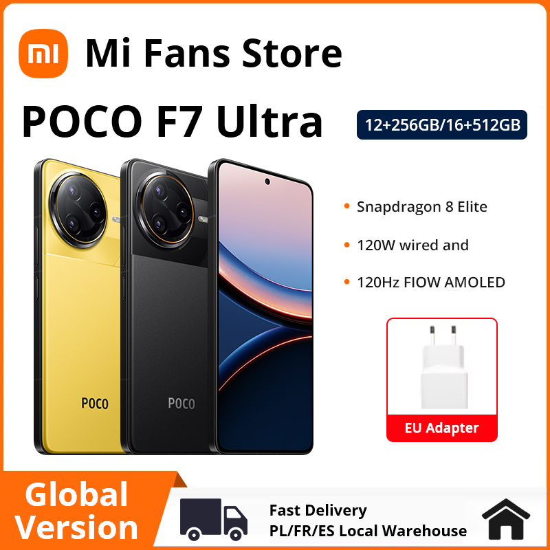 POCO F7 Ultra Global Version Smartphone Snapdragon 8 Elite 50MP camera with OlS 6.67" 120Hz Display 120W NFC
