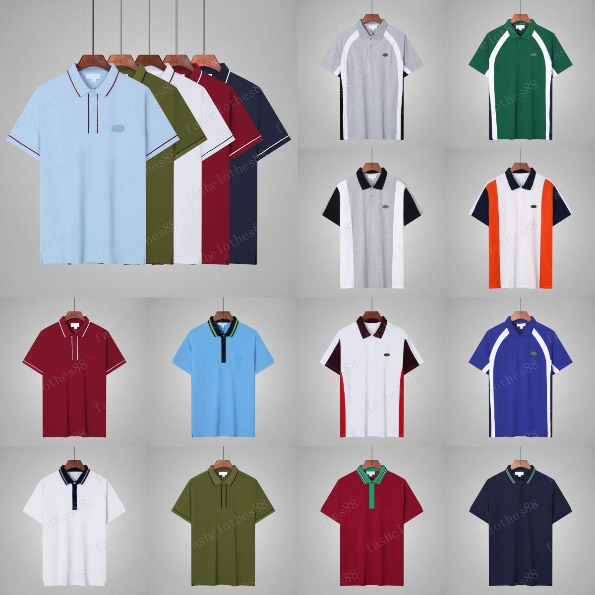 designer Brand T-shirt Men Polo Shirt Casual Business mens tshirt Top Polos Shirts male Short Sleeve Homme oversized Lapel Tees clothing shirt