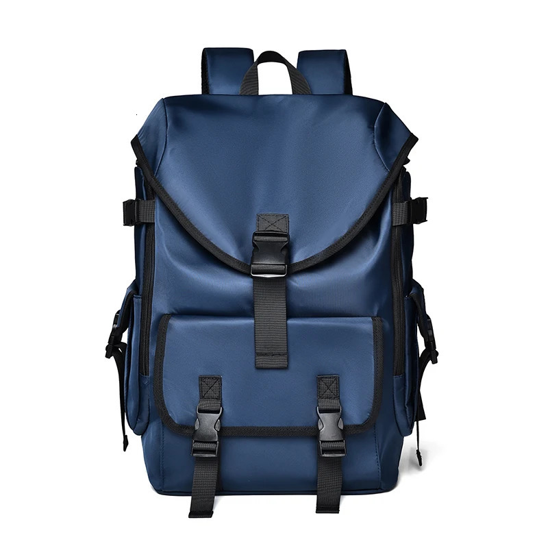 Men Nylon Waterproof Casual Laptop Backpack for Daily Use and Outdoor Large Capacity Multi - pocket Rucksack 250324